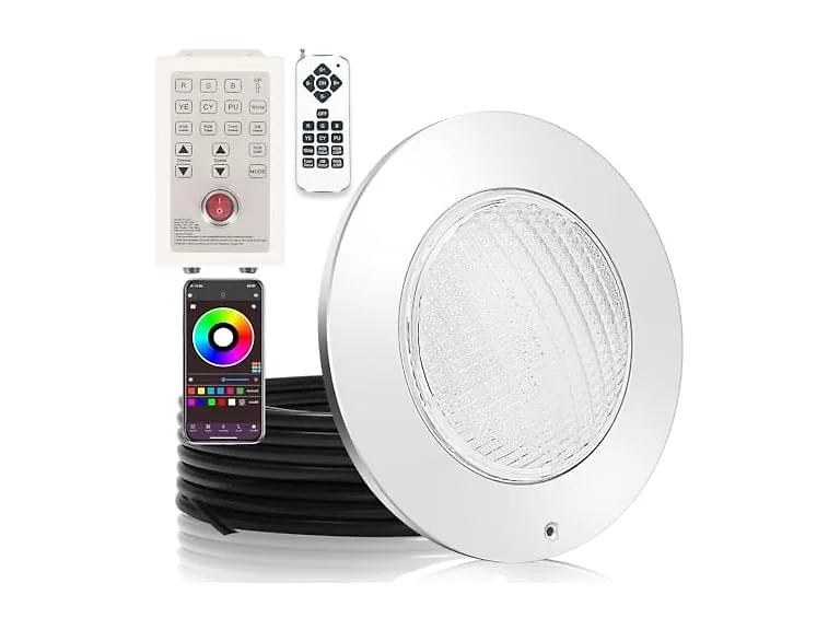 Tandanic LED Pool Light 60W 10in 50ft