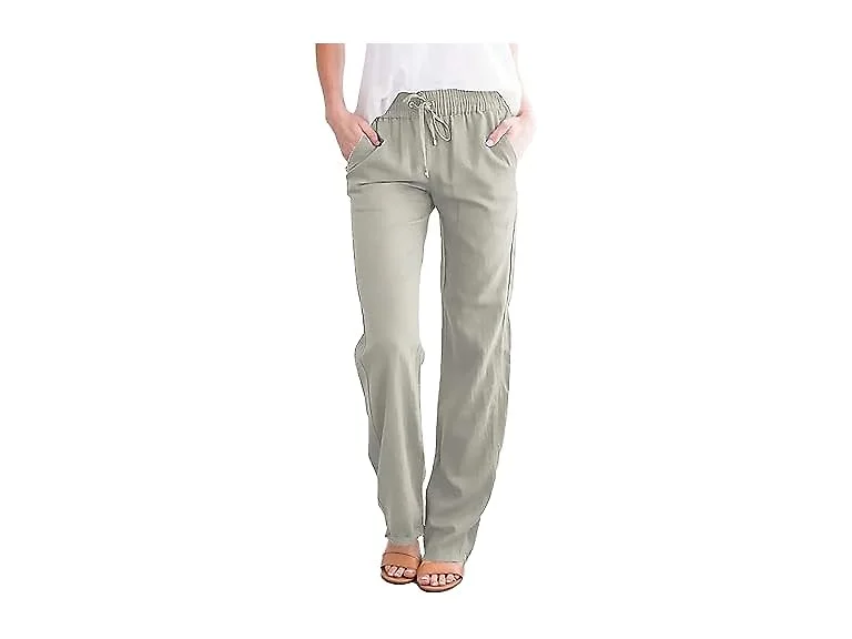 Acelitt Women Spring Fashion Pants Casual Trousers