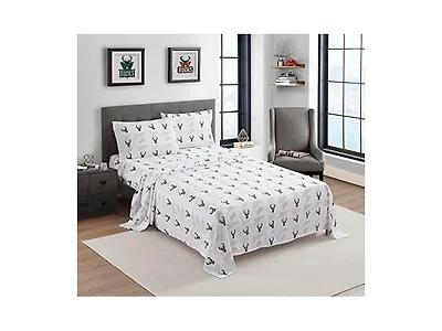Milwaukee Bucks NBA Licensed Twin Sheet Set