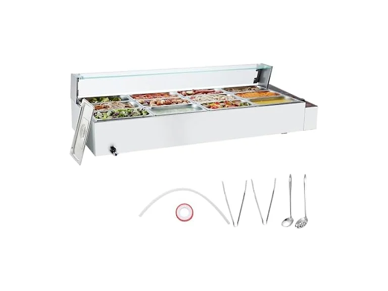 VEVOR 12-Pan Commercial Food Warmer, 12