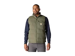 Carhartt Men's Montana Loose Fit Insulated Vest, Dusty Olive, Small