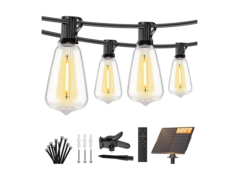 Brightever 50FT Solar String Lights