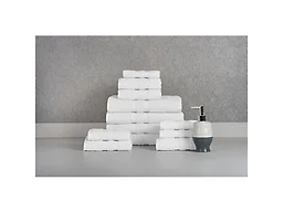 Bibb 12 Piece Egyptian Cotton Towel Set