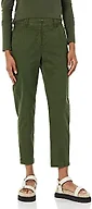 Amazon Essentials Women's Stretch Chino Utility Detail Pant, Dark Olive, 2