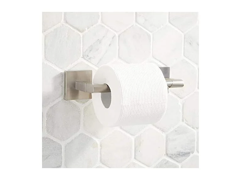 Signature Hardware Hibiscus Single Post Toilet Paper Holder