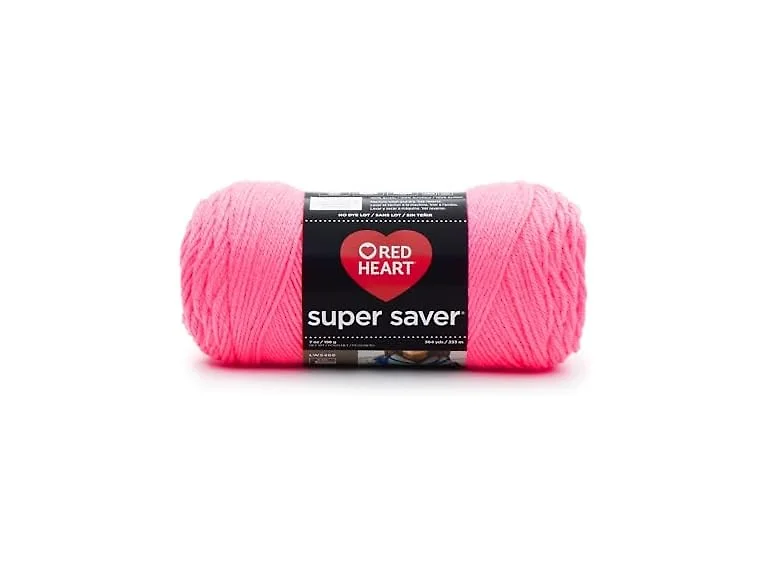 Red Heart Super Saver Economy Yarn, Pretty n Pink