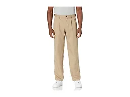 Amazon Essentials Men's Classic-Fit Pleated Dress Pants (Available in Big & Tall), Khaki Brown, 31W x 28L