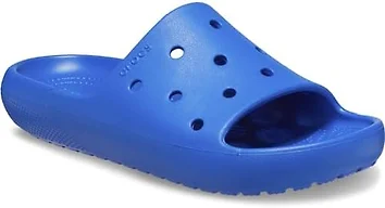 Crocs Classic V2 Unisex Slide Blue Bolt Size M5W7