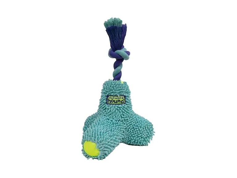 Outward Hound FlyFetch Rope Tug Dog Toy, Plush Body