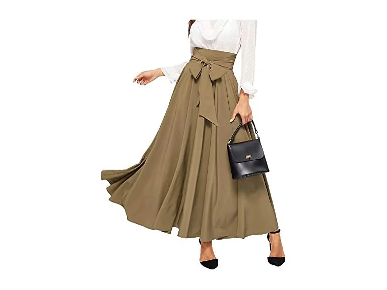 SweatyRocks Women (L) Elegant High Waist Skirts