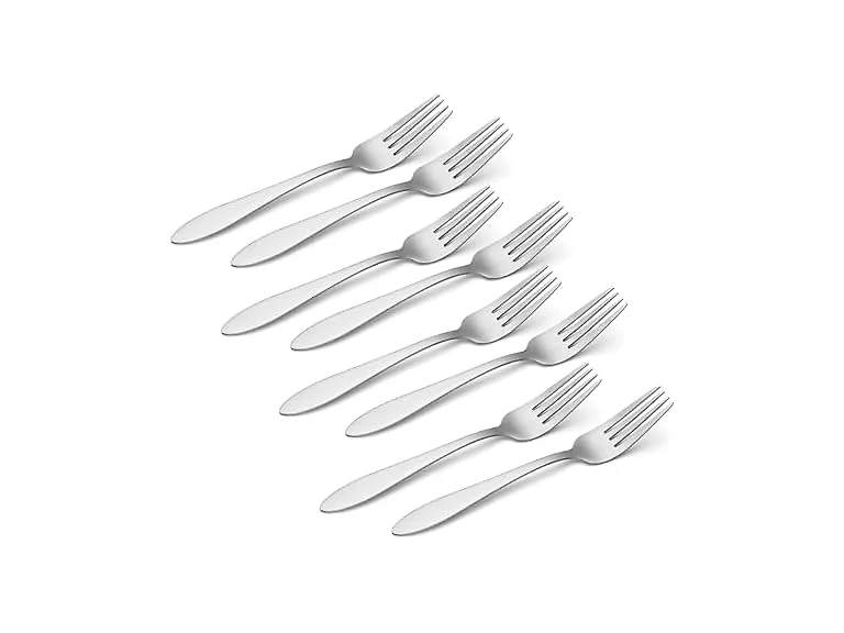 Oneida Taylor Everyday Flatware Dinner Forks, Set of 8