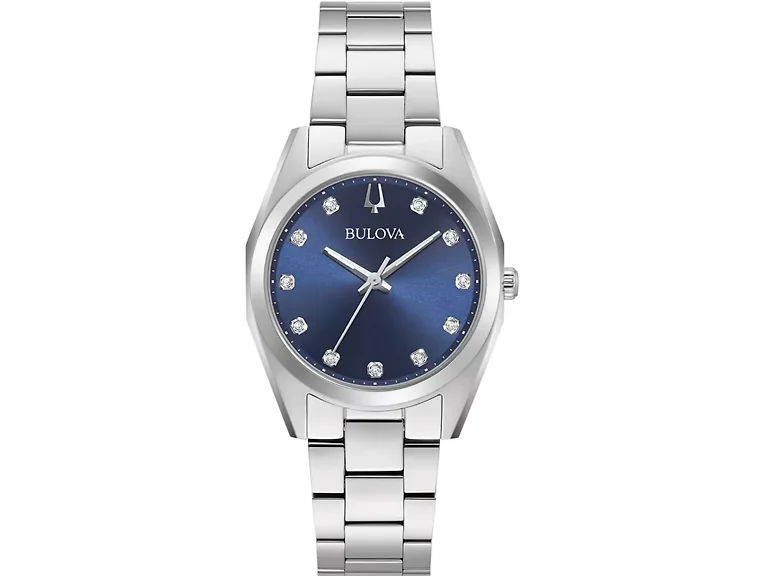 Bulova Surveyor Quartz Diamond Blue Dial Watch