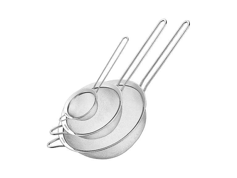 Cuisinart Set of 3 Fine Mesh Stainless Steel Strainers