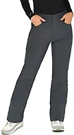 Arctix Women's Sarah Fleece-Lined Softshell Pants, Steel, Large Short