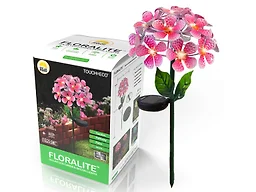 Solar LED Metal FLORALITE - 1 Pack Pink