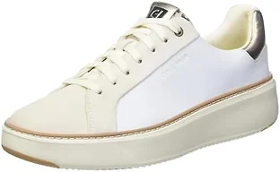 Cole Haan Women's Grandpro TopSpin Sneaker White/Leo Print 6 C - Wide