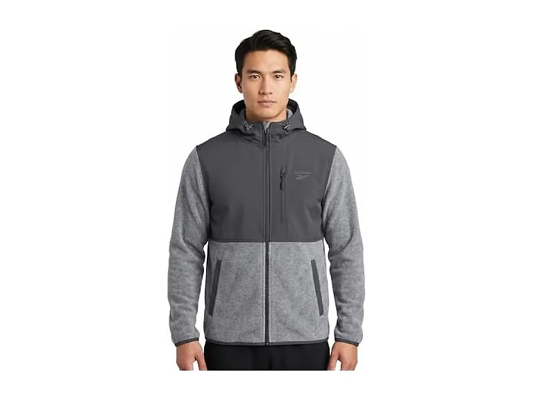 Reebok Men Sweater Fleece Climb Jacket
