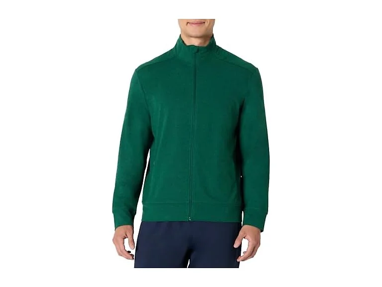 Amazon Essentials Men's Zip-Up Gym Workout Jacket
