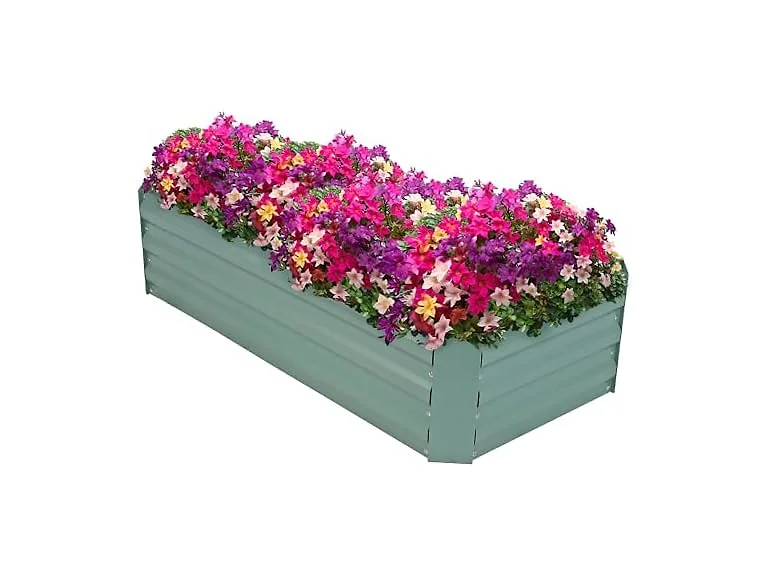 Sunnydaze 4 x 2 x 1 ft Garden Bed - Choose Color