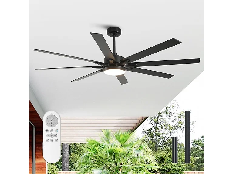 Parrot Uncle F8261 65" Ceiling Fan with LED