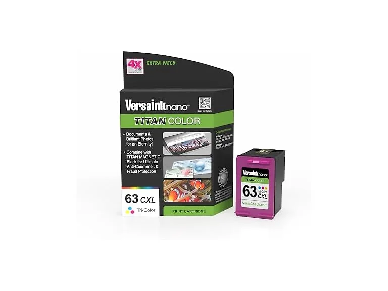VersaInk-Nano HP 63 CXL Titan Tri-Color 