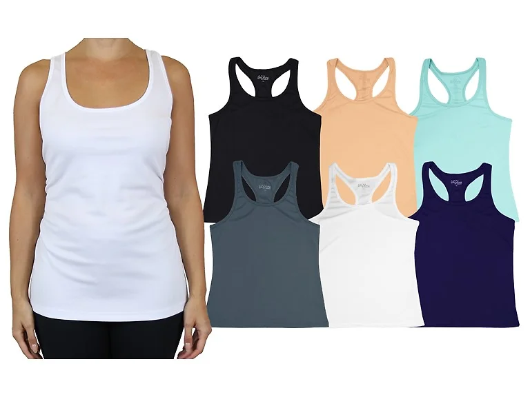 5Pk Womens Performance Racerback Tank