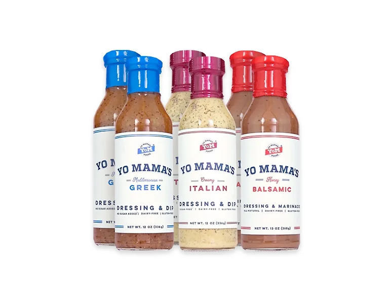 Yo Mama's Mediterranean Dressings 6pk