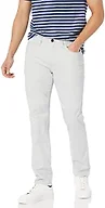 Amazon Essentials Men's Skinny Fit 5-Pocket Comfort Stretch Chino Pants, Light Grey, 32W x 29L