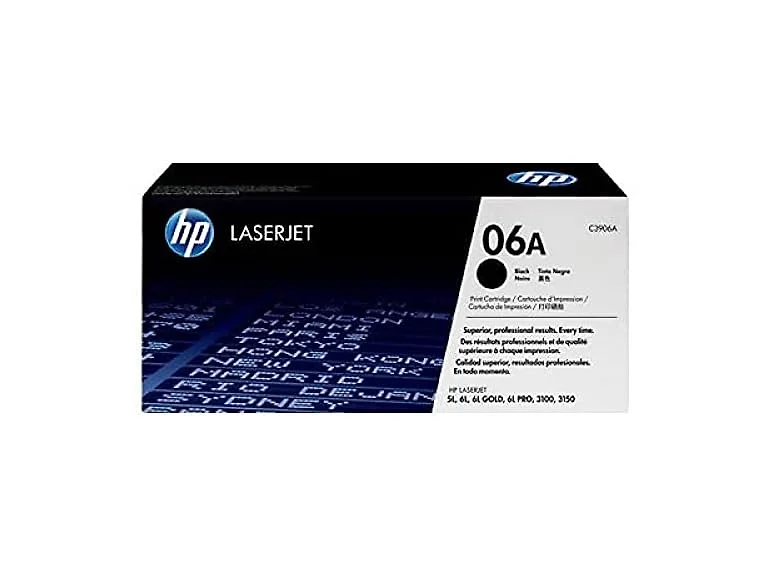 HP New Genuine HP C3906A / HP 06A/ Black