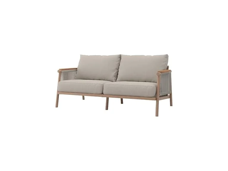 Acanva Moss Aluminum Outdoor Loveseat