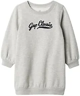 GAP Baby Girls Logo Dress Light Heather Grey B08 18-24M