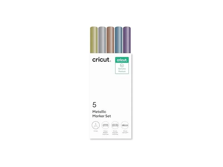 Cricut Metallic Pen Set, 1.0 mm (5 ct)