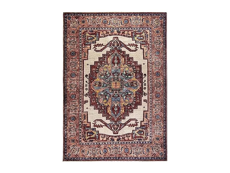 L'Baiet Jessie Brick Red 2x3 Scatter Rug