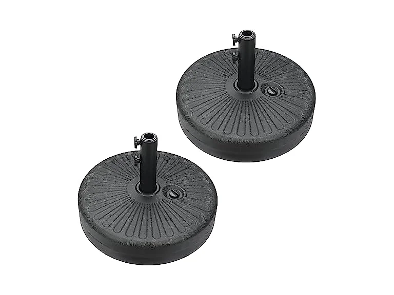 YSSOA 2 Pack Fillable Umbrella Round Base