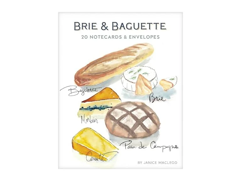 Chronicle Books Brie & Baguette Notes: 20 Notecards