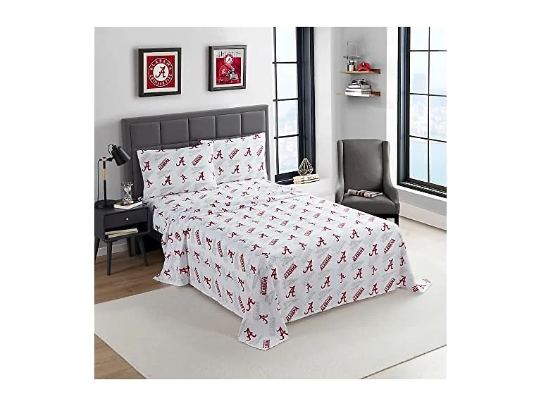 Alabama NCAA Licensed Twin Sheet Set