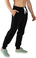 Southpole Men's Basic Active Fleece Jogger Pants-Regular and Big & Tall Sizes, BK (A), XXL