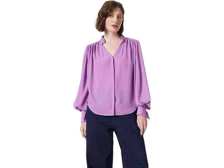 DEE OCLEPPO Women (S) DO Jane Long Button Blouse