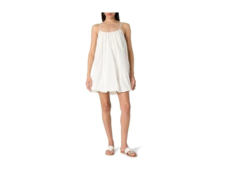 The Drop Women (XXL) Corryn Spaghetti Dress White