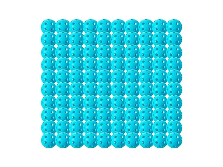 Franklin Sports X-26 Pickleballs - Indoor - 100 Pack - Blue
