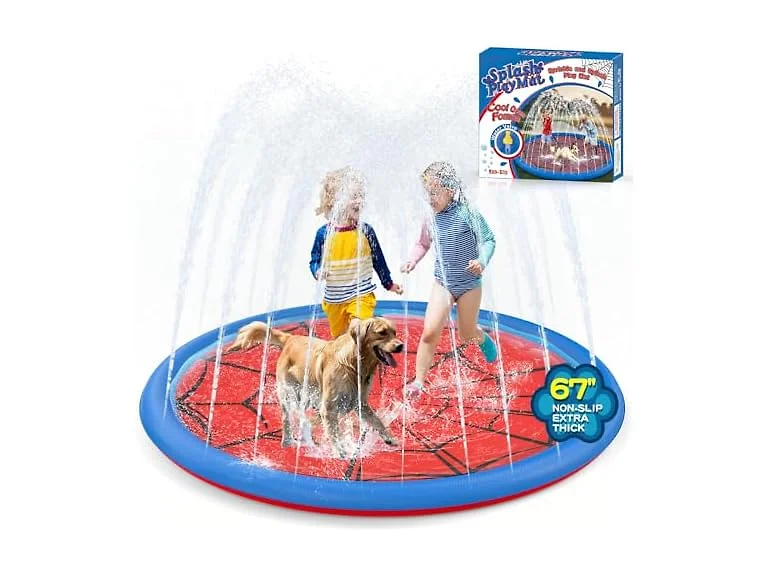 Betheaces 67in Non-Slip Splash Pad Kids