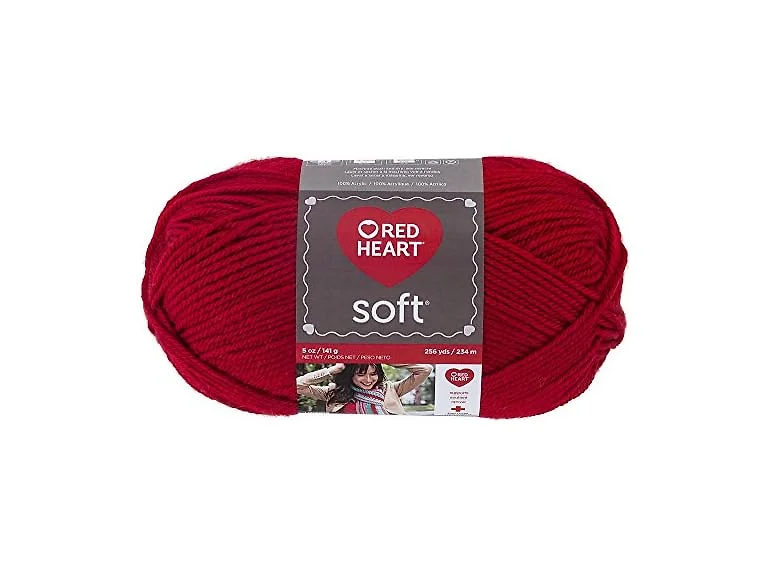 RED HEART Soft Yarn, Really Red