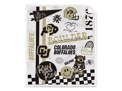 NCAA College Town Sherpa Blanket (60 x 70)