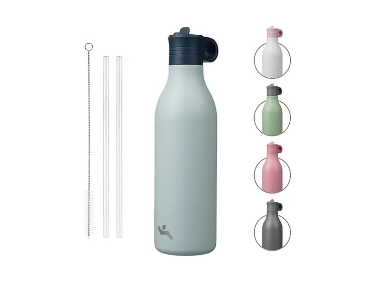 Konokyo 25oz Travel Water Bottle Storm Blue