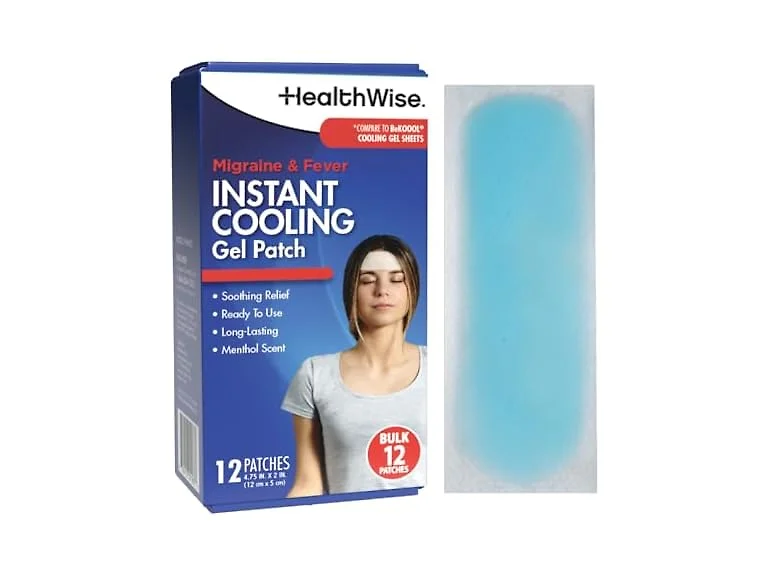 HealthWise Instant Cool Migraine and Fever Gel