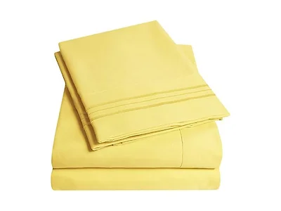 Classic Solid Microfiber Sheet Set