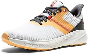 FootJoy Women's FJ Flex Golf Shoe, Lucent White/Rose Gold/Shadow, 8