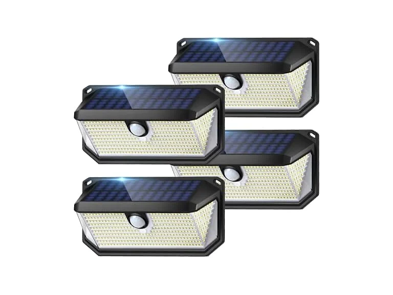 Solar Security Lights 388LED 4-Pack