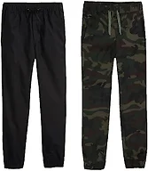 2PK Toddler's Classic Twill Joggers