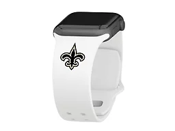 NFL New Orleans Saints 38/40/41mm Apple Band - White